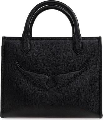 Zadig&Voltaire Angel Handtas - Dames - Handtassen - Zwart - ONE Size - Katoen - Tassen