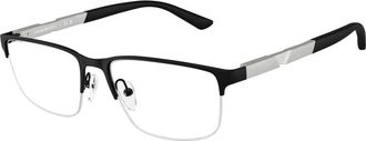 Emporio Armani Stijlvolle Brillen - Heren - Brillen - Zwart - 56 MM - Accessoires