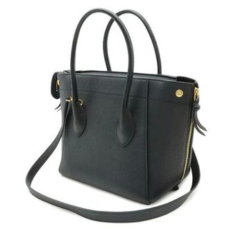 Louis Vuitton Pre-owned Freedom Taurillon Leather 2way Bag - Dames - Pre-owned - Zwart - Maat: ONE Size Leer