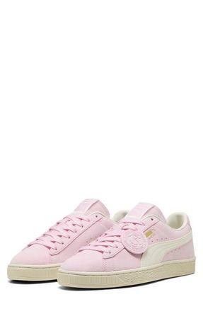 Puma Charles F. Stead Suede Sneaker in Rosy Outlook/Frosted Ivory at Nordstrom, Size 8.5