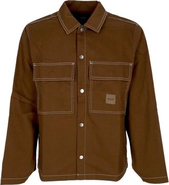 HUF Huf, Hombre, Chaquetas, Marrón, Talla: L