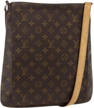 Louis Vuitton Pre-owned Musette Schoudertas - Dames - Vintage Schoudertas - Bruin - ONE Size - Leer - Vintage