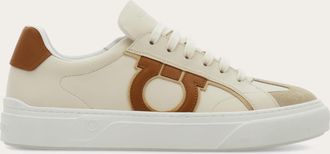Ferragamo Men Gancini sneaker Beige Size 10.5