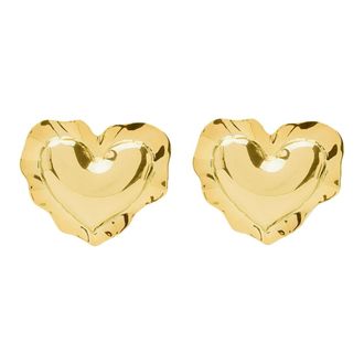 Nina Ricci Earrings, female, Yellow, ONE SIZE, Cushion Heart Earrings