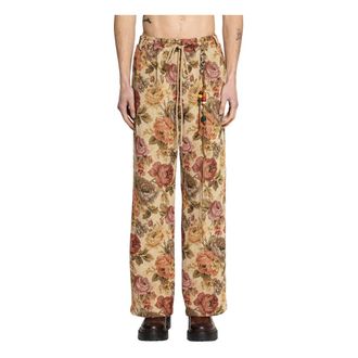 Song for the Mute Wide Trousers, male, Multicolor, Size: M Relaxed Lounge Pant