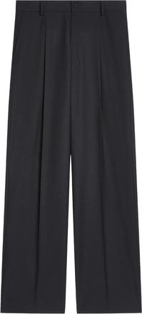 Dries Van Noten Pantaloni dritti in lana - Nero