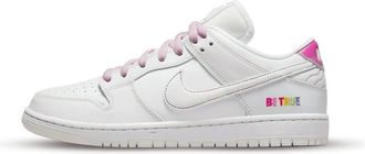 Nike Fitness, Heren, Wit, 44 1/2 EU, Leer, SB Dunk Low Be True
