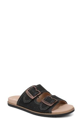 Dr. Scholls x Wrangler So Wrangler Slide Sandal in Black at Nordstrom, Size 9.5