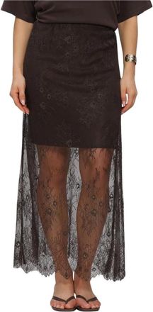 Moss Copenhagen Rokken, Dames, Bruin, M, Mschdusty HW Skirt