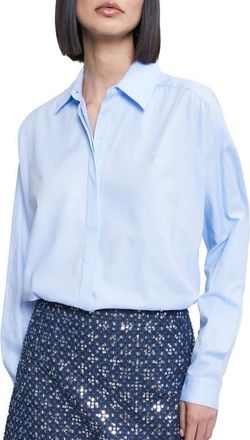 ottod'Ame Cotton Shirt in Blue at Nordstrom, Size 48