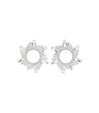 Amina Muaddi Orecchini Begum con cristalli