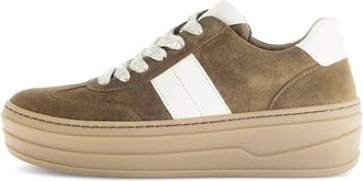 Gabor Womens Retro Sneaker In Brown