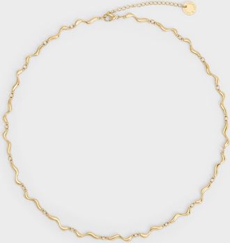 Charles & Keith Emilia Wavy Necklace