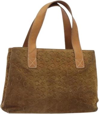 Celine Pre-owned Suede handbags - Dames - Vintage Handtas - Bruin - ONE Size - Vintage
