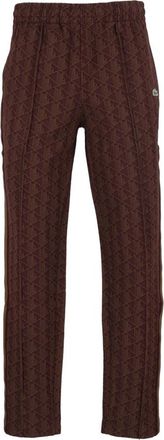 Lacoste Pantalones de ch&aacute;ndal Paris Monogram - Trousers - Mujer - Marr&oacute;n - S