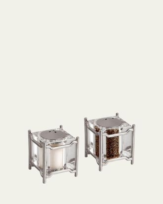 L'OBJET Han Platinum Salt & Pepper Shakers, Set of 2