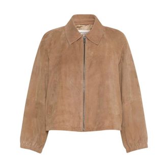 Max Mara Dames, Jassen, Beige, Maat: S Su&egrave;de