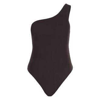 Lido One-piece, female, Brown, Size: L Ventinove One-Shoulder Swimsuit