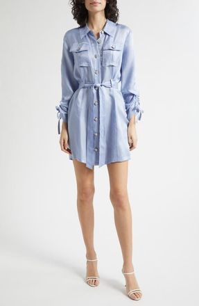 Cinq &agrave; Sept Dale Shirtdress in Twilight Mist at Nordstrom, Size 14