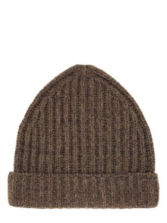 Maison Margiela Wool And Cotton Blend Beanie