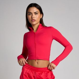 MyProtein MP Mujer Tempo Cropped Chaqueta - Chilli - XS