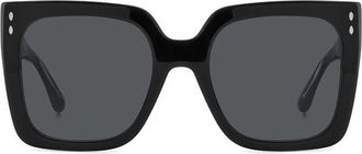 Isabel Marant IM 0189/S 807/IR Womens Sunglasses Black Size 55