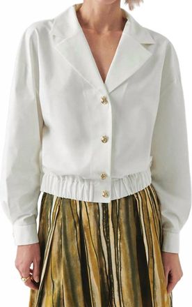 Exquise Romina Shawl Collar Jacket In Black