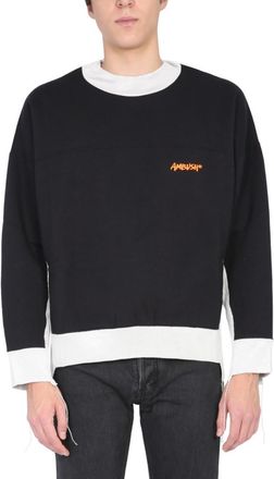 AMBUSH Black Crew Neck Sweatshirts