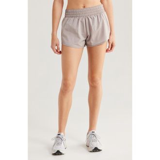 Nike Dri-FIT Mid-Rise 3-Inch Brief-Lined Shorts in Mink Brown/Heather at Nordstrom Rack, Size Large