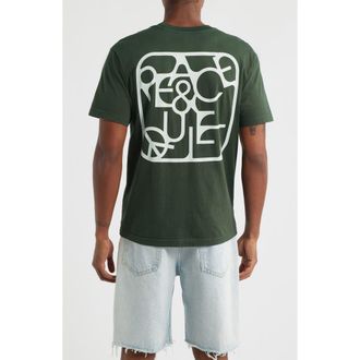 Museum of Peace and Quiet Scramble Graphic T-Shirt in Forest at Nordstrom, Size Xx-Large