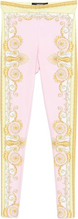 Versace Legging met print - Roze
