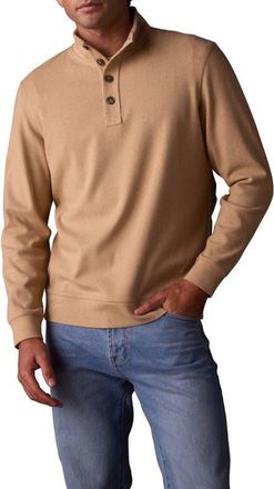 The Normal Brand Puremeso Mock Neck Top in Toffee at Nordstrom, Size Medium