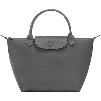 Longchamp Small Le Pliage One Top Handle Bag in Anthracite at Nordstrom