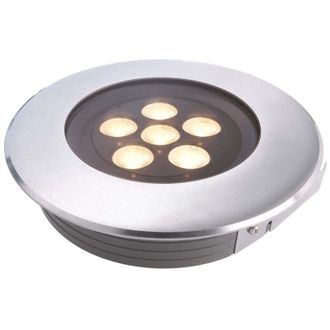 Trade Shop Trade Shop Traesio - Trade Shop - Faretto Calpestabile Incasso Pavimento Led 11 W Ip67 3000k Segnapassi Foro 150mm