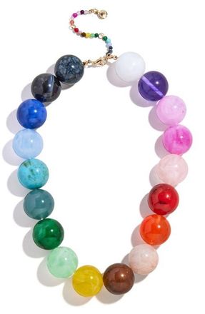 BaubleBar Jane Rainbow Semiprecious Beaded Necklace at Nordstrom