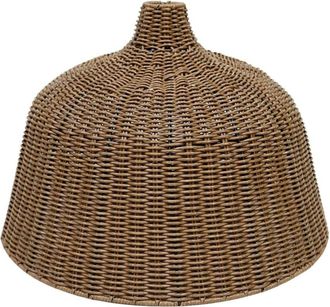 Decoclico L&aacute;mpara de suspensi&oacute;n campana XL de polirrat&aacute;n marr&oacute;n