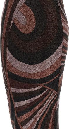 Pucci Abstract-Jacquard Print Skirt - Black