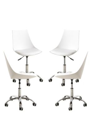 Regalos Miguel Regalos Miguel - Packs Sillas - Pack 4 Sillas Blok Office - Blanco