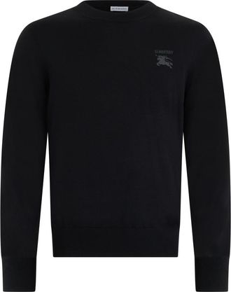 Burberry Black Crew Neck Sweater