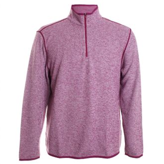 Robert Graham Mens Carso Quarter Zip Sweater In Berry