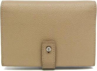 Saint Laurent Pre-owned Vintage Portemonnee - Dames - Vintage Accessoires - Beige - ONE Size - Leer - Vintage