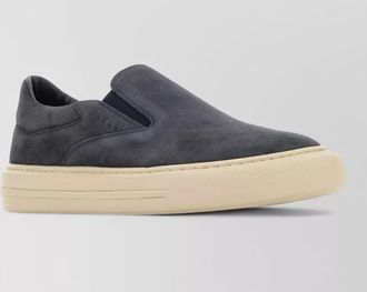 Hogan suede leather slip-on sneakers