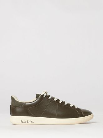 Paul Smith Smooth Calfskin Low-Top Sneakers with Printed Logo