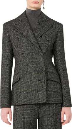 Max Mara Wkdocchio Blazer - Dames - Jassen - Grijs - Maat: M Wol