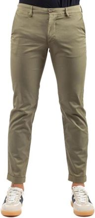 Re-hash Mucha Broek - Heren - Slim Fit Broeken - Groen - W40 - Katoen - Broeken