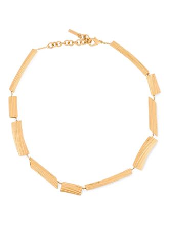 Moschino brass necklace - Gold
