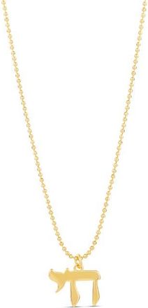 SHYMI Chai Pendant Necklace in Gold at Nordstrom, Size 16