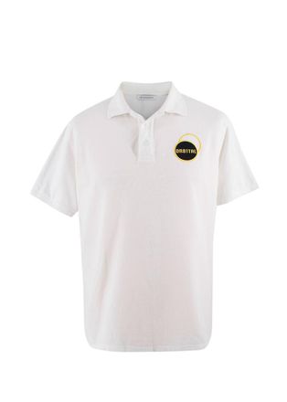 J.W.Anderson Orbital White Polo Shirt Size S