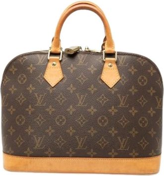 Louis Vuitton Pre-owned Handbags, female, Brown, Size: ONE SIZE Pre-owned Alma PM