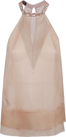 Pinko Transparent Organza Top
